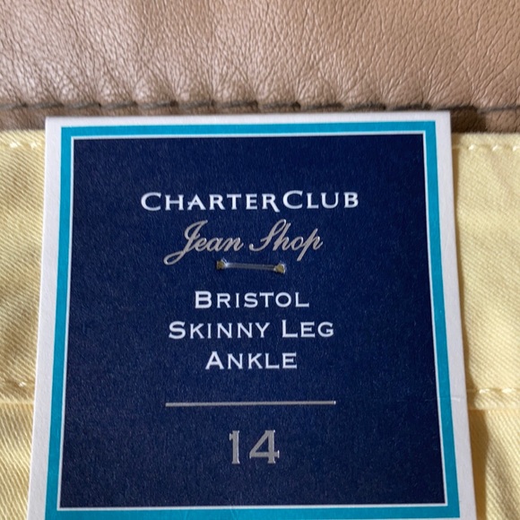 Charter club Bristol Skinny ankle jeans SZ/14 - Picture 5 of 6